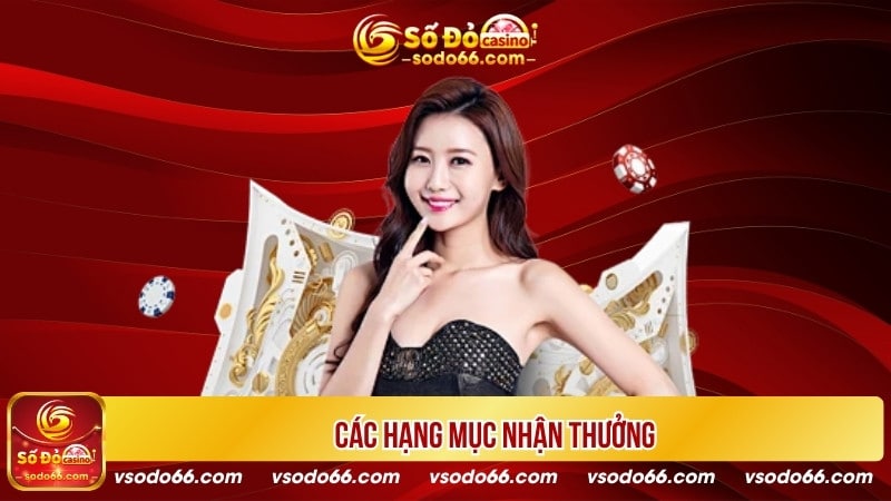 Các hạng mục nhận thưởng