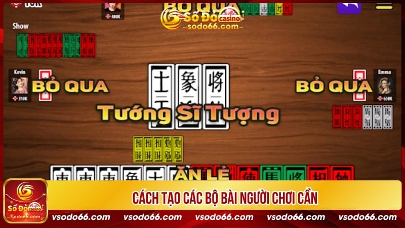 Cách tạo các bộ bài người chơi cần