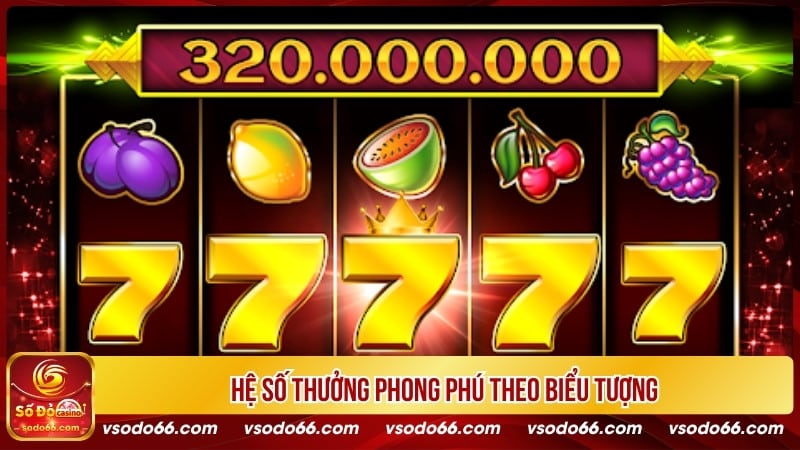 Hệ số thưởng phong phú theo biểu tượng