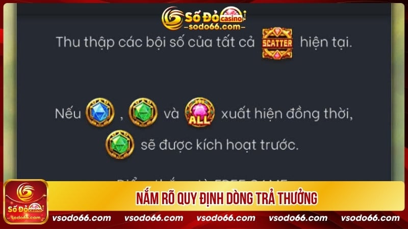 Nắm rõ quy định dòng trả thưởng