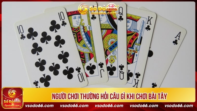 Người chơi thường hỏi câu gì khi chơi bài tây