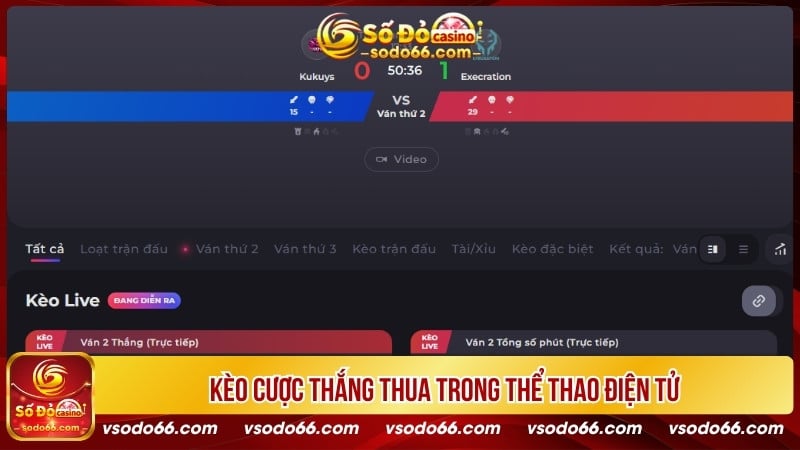 Những ưu điểm nổi bật của kèo cược thắng thua trong thể thao điện tử