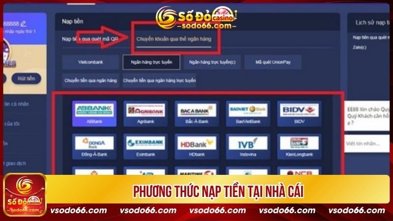 Cách nạp tiền vào ví tại EE88