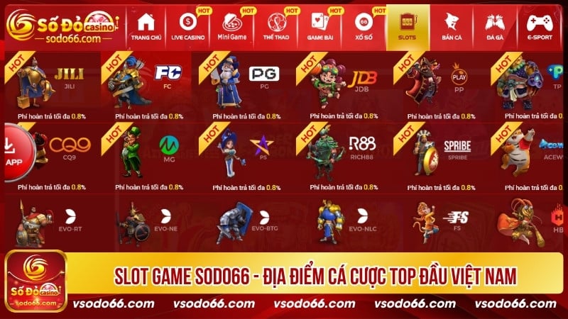 Slot Game SODO66 - Địa điểm cá cược top đầu Việt Nam